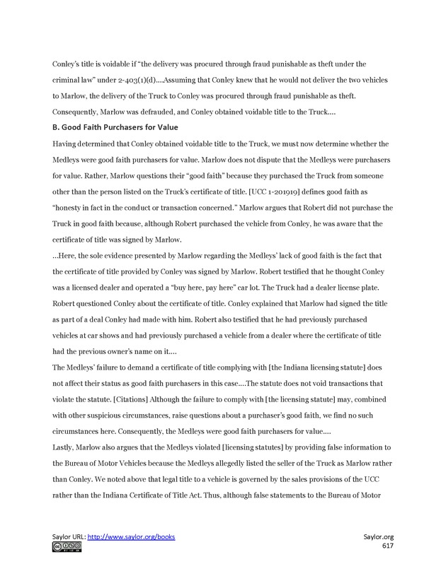 Business Law and the Legal Environment - Page 617